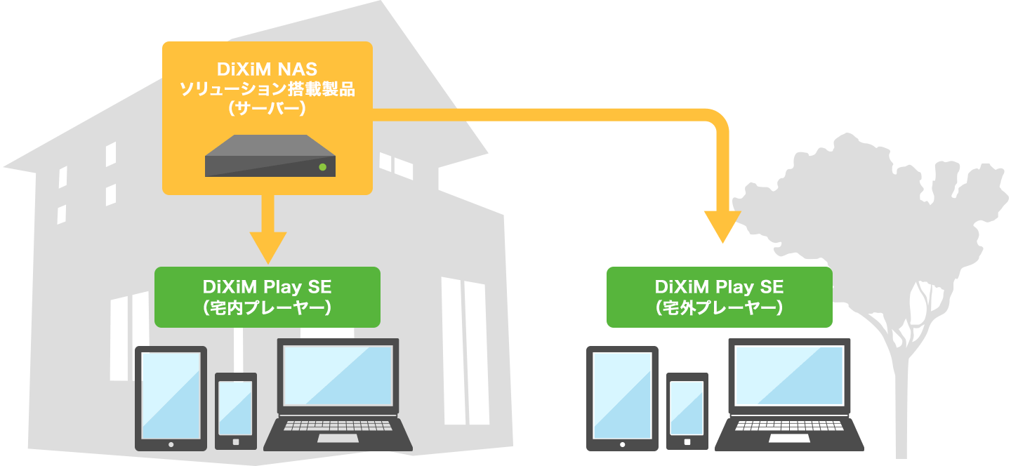 DiXIM 接続イメージ